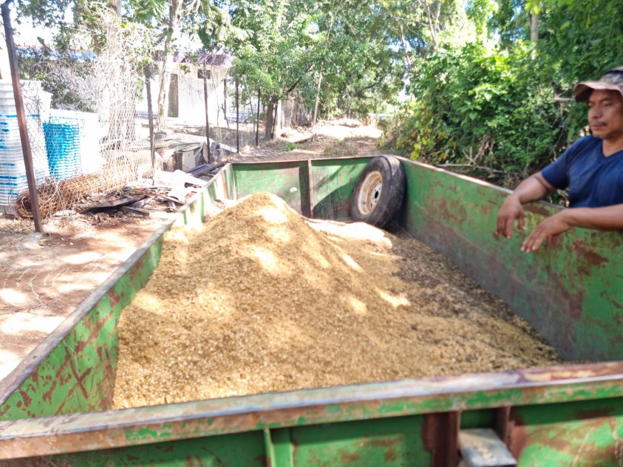 Dry stabilized output produced by a MAOF dehydration cycle