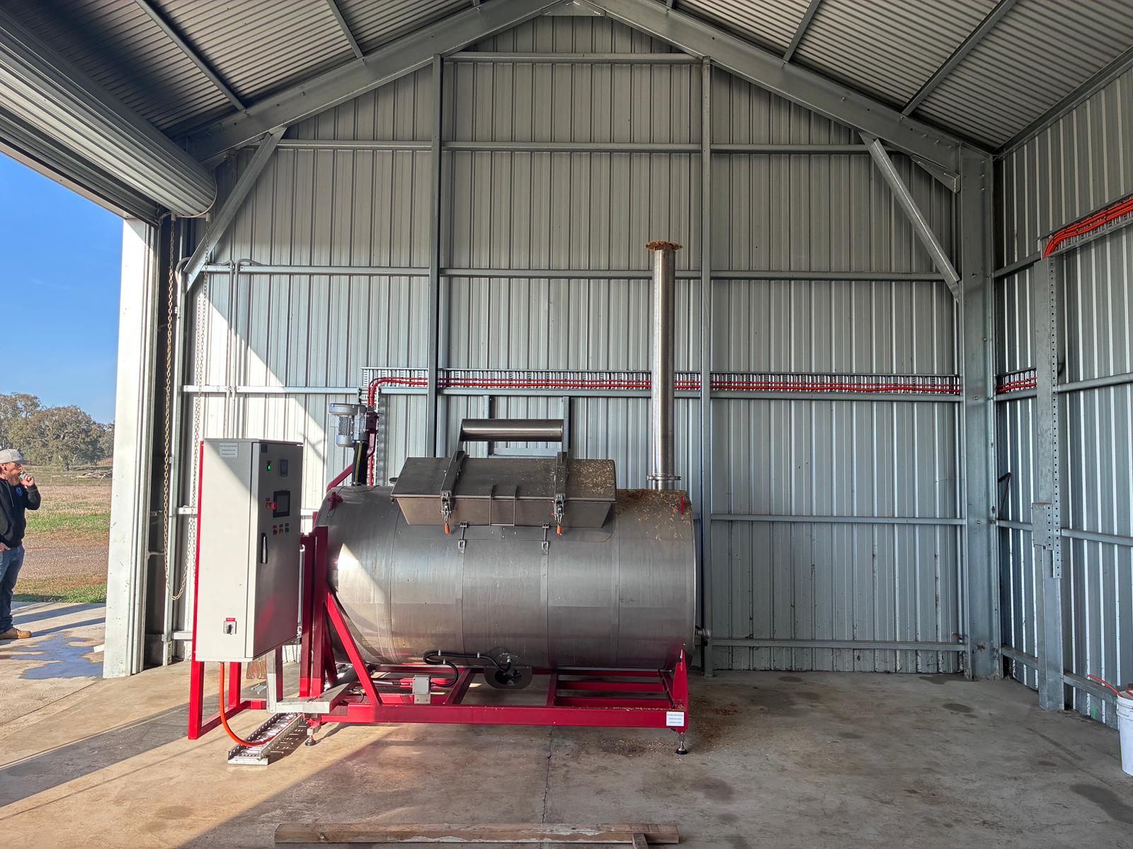 Purpose-built operating shelter — MAOF system installed with protected utilities and practical service access